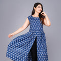 Sleeveless Dress for Women - Dark Blue