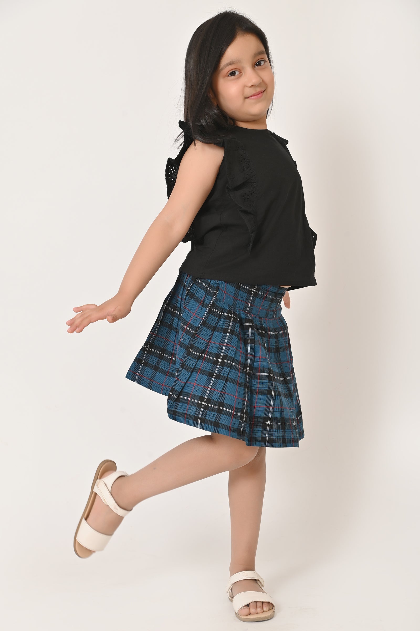Stylish  Kids Dress for Girls - Black