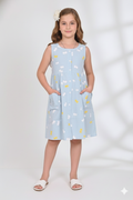 Kids Cotton Long Frocks for Kids Girls | Butterfly Print
