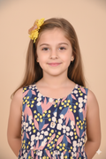 Cotton Long Frocks for Kids Girls | Yellow Dot