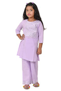 Kurta Pant Traditional Dress for Girls - Rayon Purple