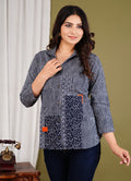 Denim Jackets for Women - Stripes