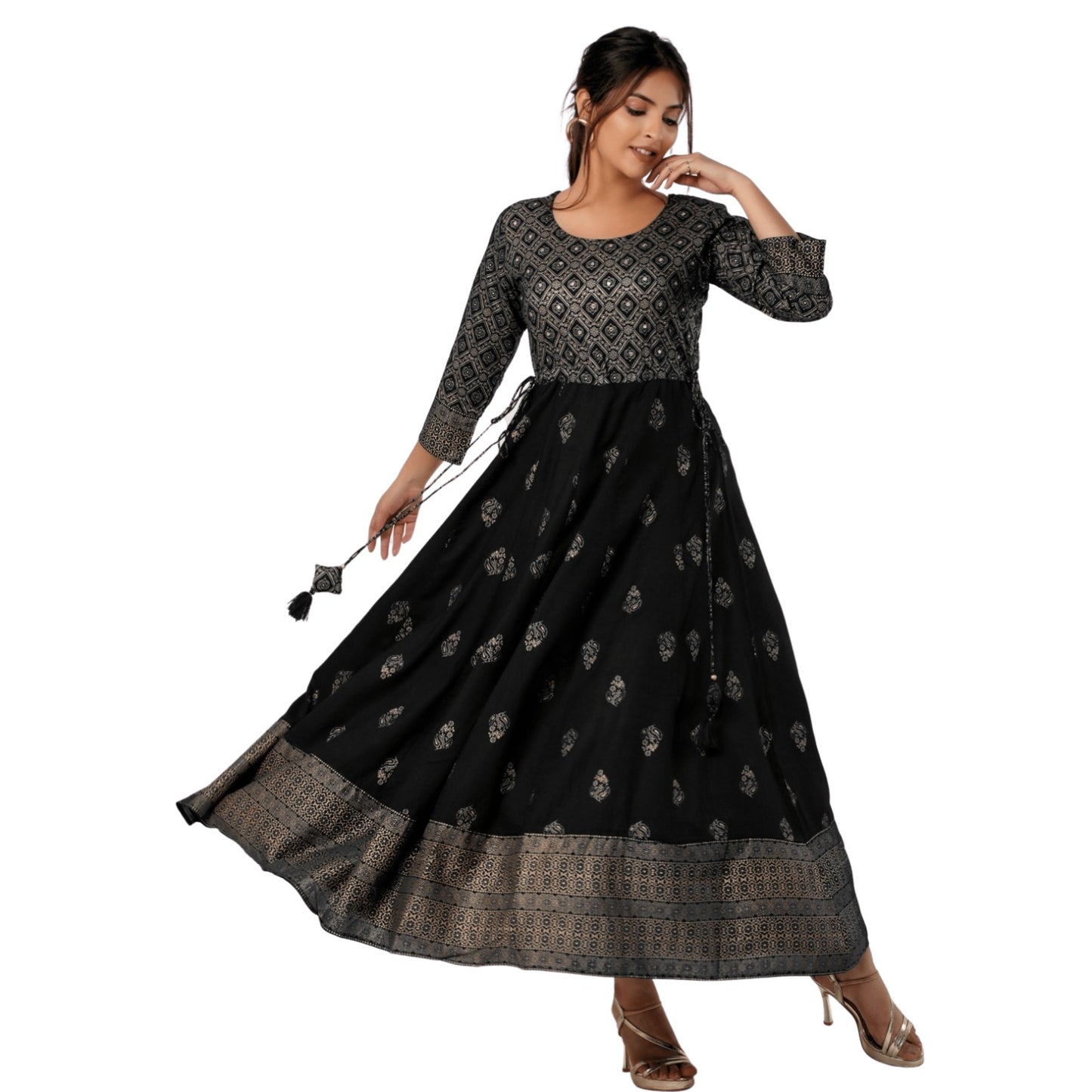 Women’s Rayon Printed Anarkali Kurta