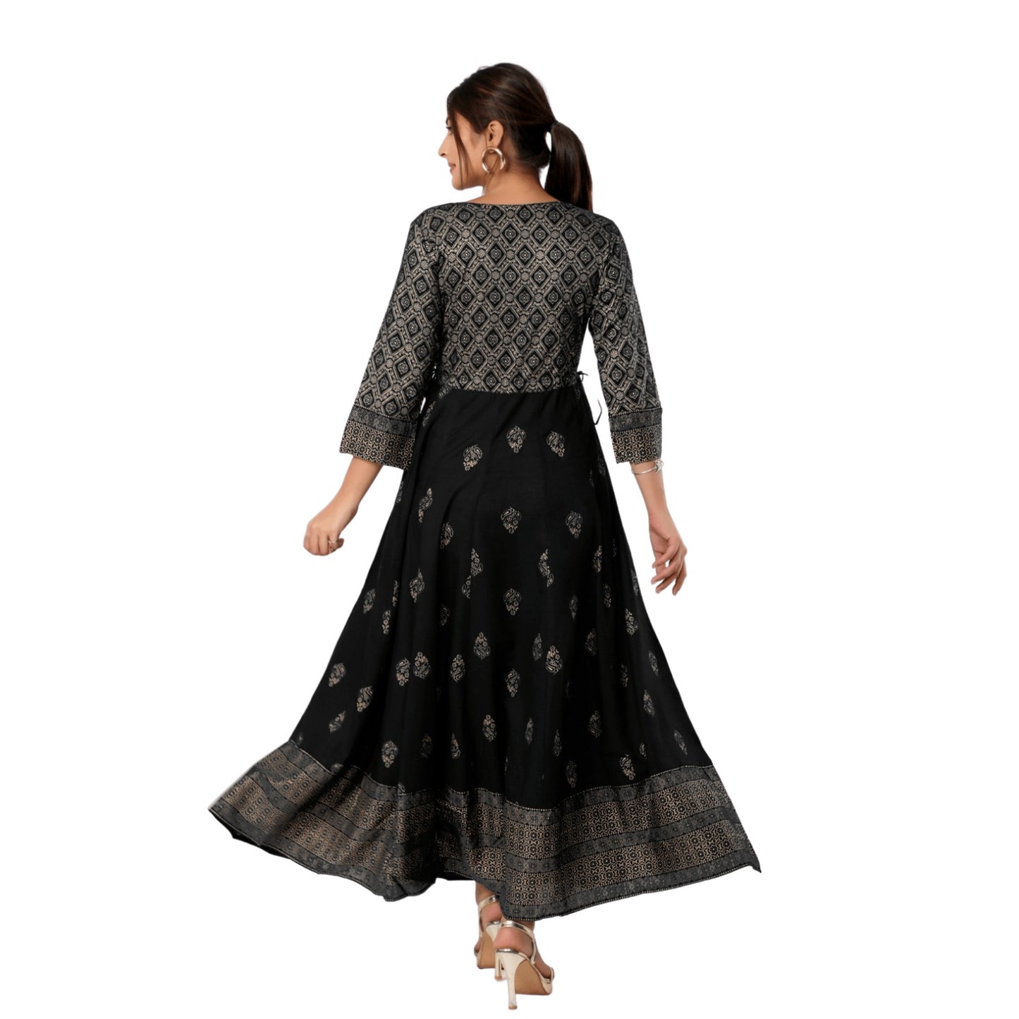 Women’s Rayon Printed Anarkali Kurta