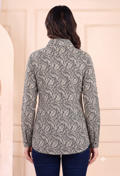 Women Printed Casual Shirt | Cloth Bites