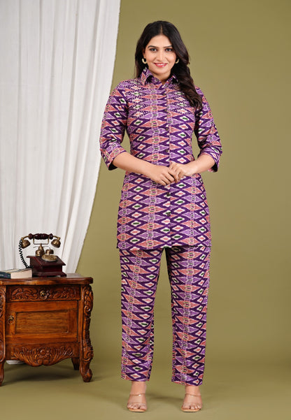Rayon Printed Co-Ord Set