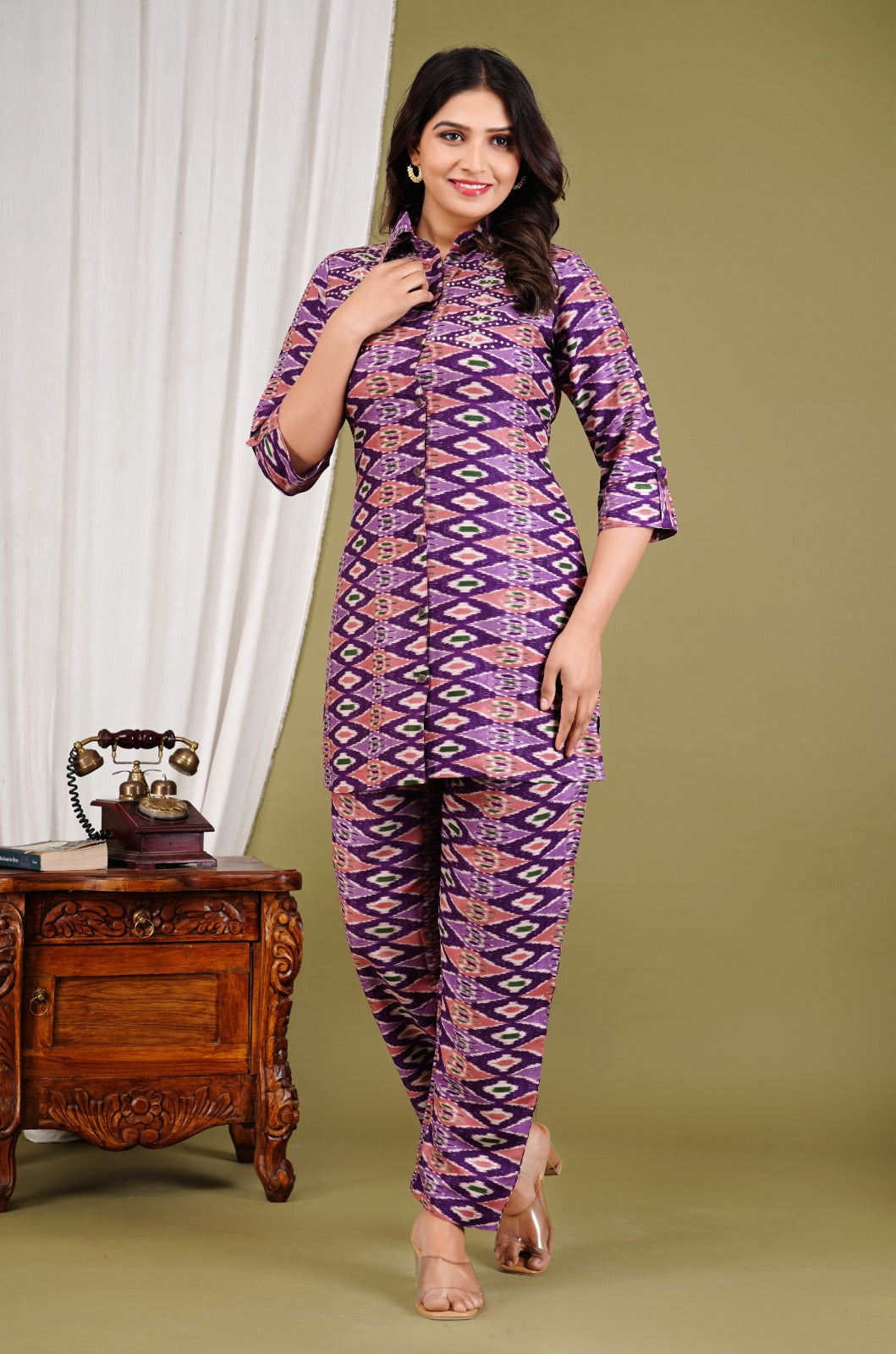 Rayon Printed Co-Ord Set