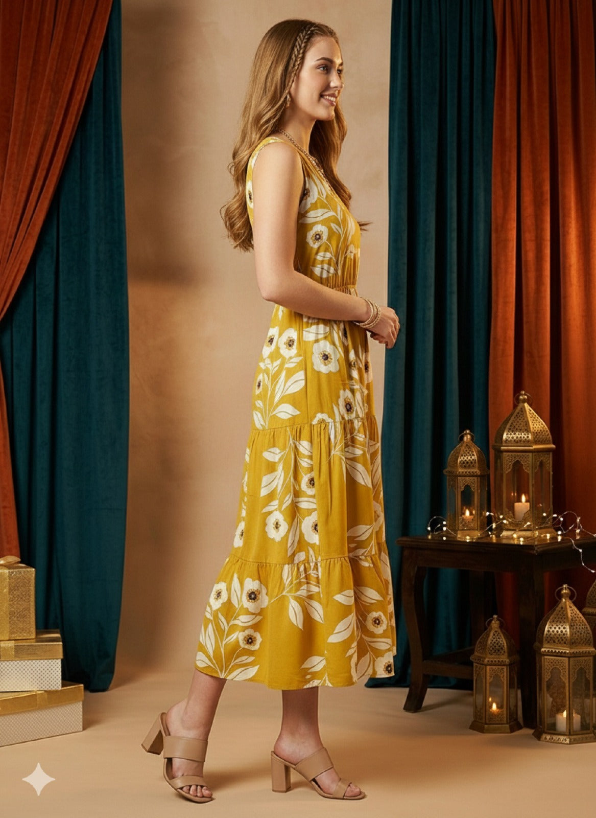 Floral Print Dress for women | CLOTH BITES