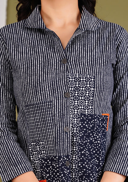 Women Printed Relaxed Fit Cotton Shirt