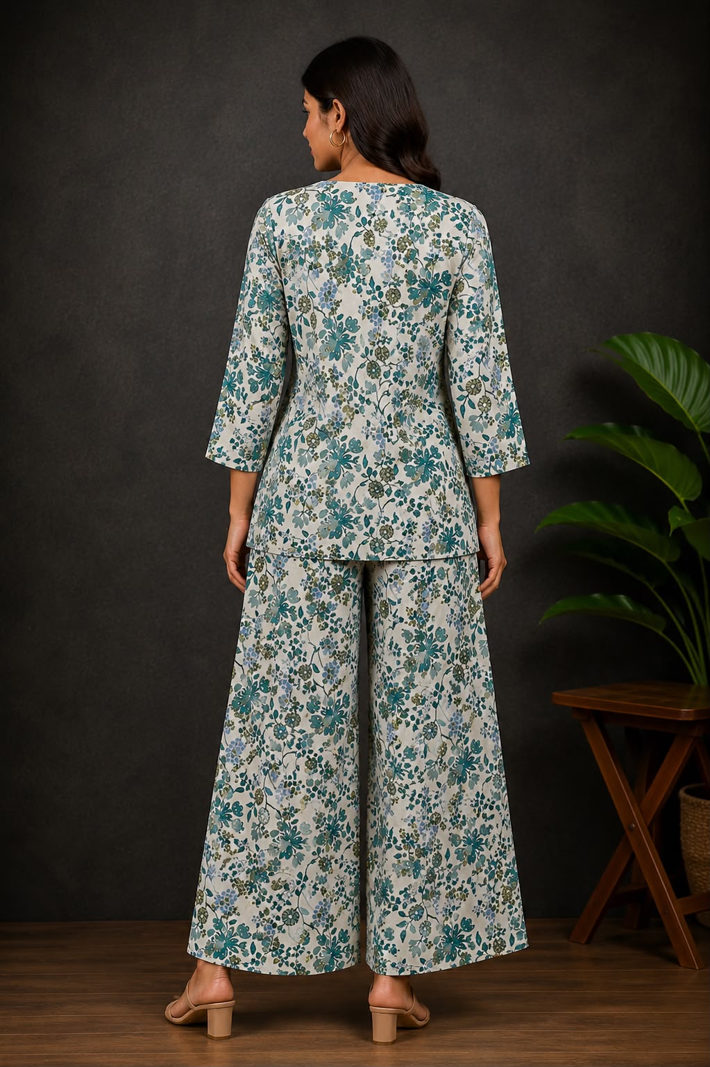 Pure Cotton Floral Printed Co-Ord Set