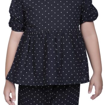 Co-ord Sets Western Dress for Kids Girls - Black