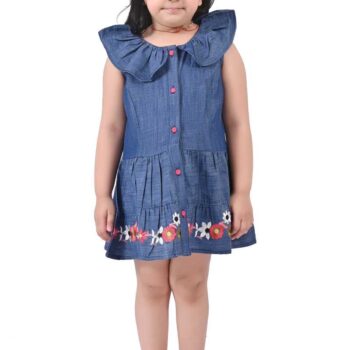 Cotton Long Frocks for Kids Girls | Floral Print