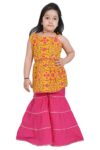 Traditional Dress for Girls - Cotton Mustard